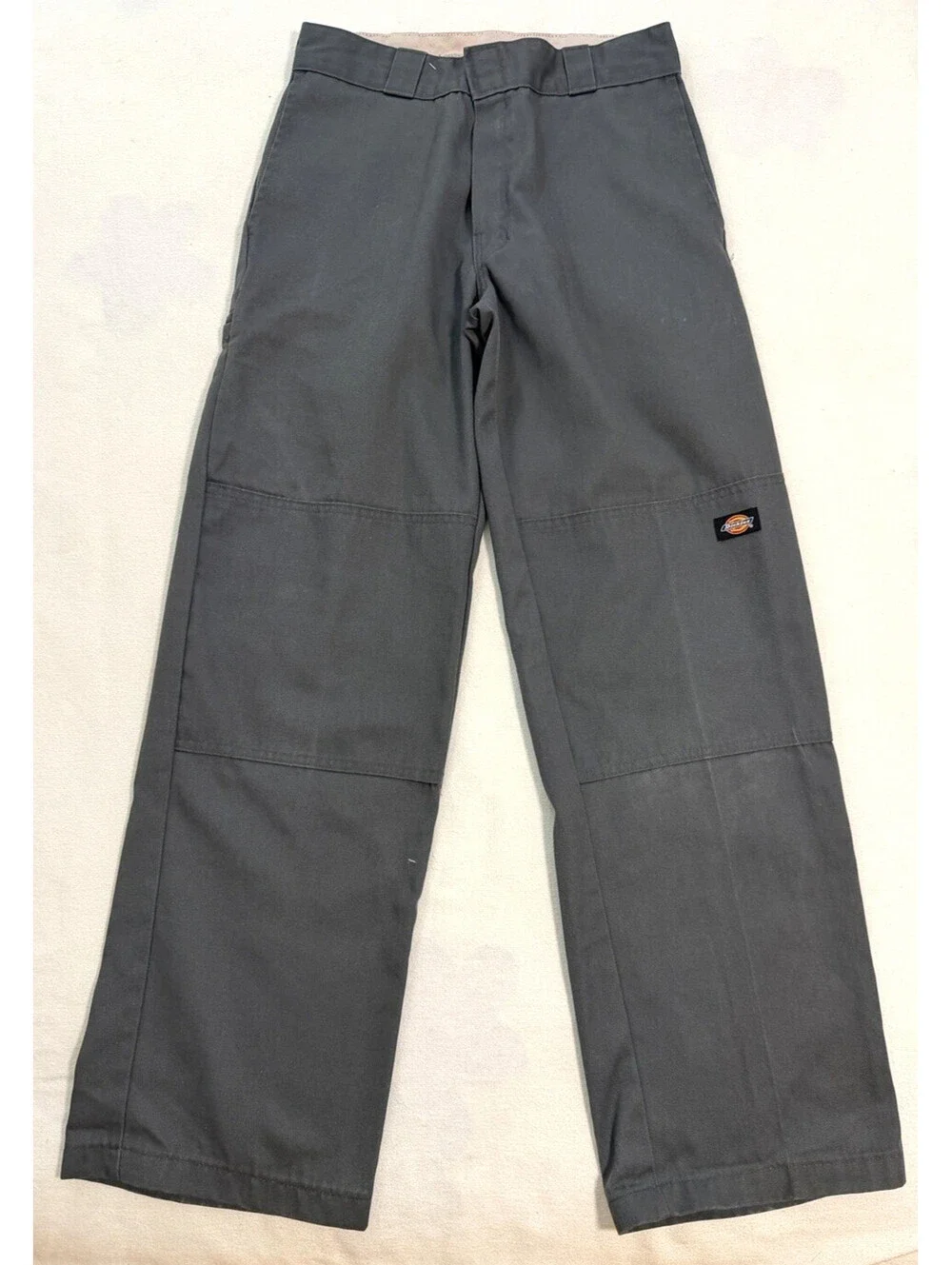 Dickies 85283 Double Knee Work Pants Charcoal Gray Loose Fit 30 Waist Workwear